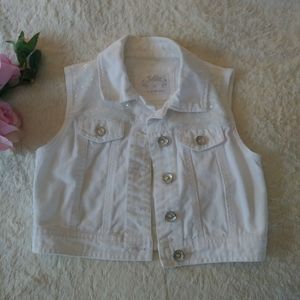 Justice denim vest